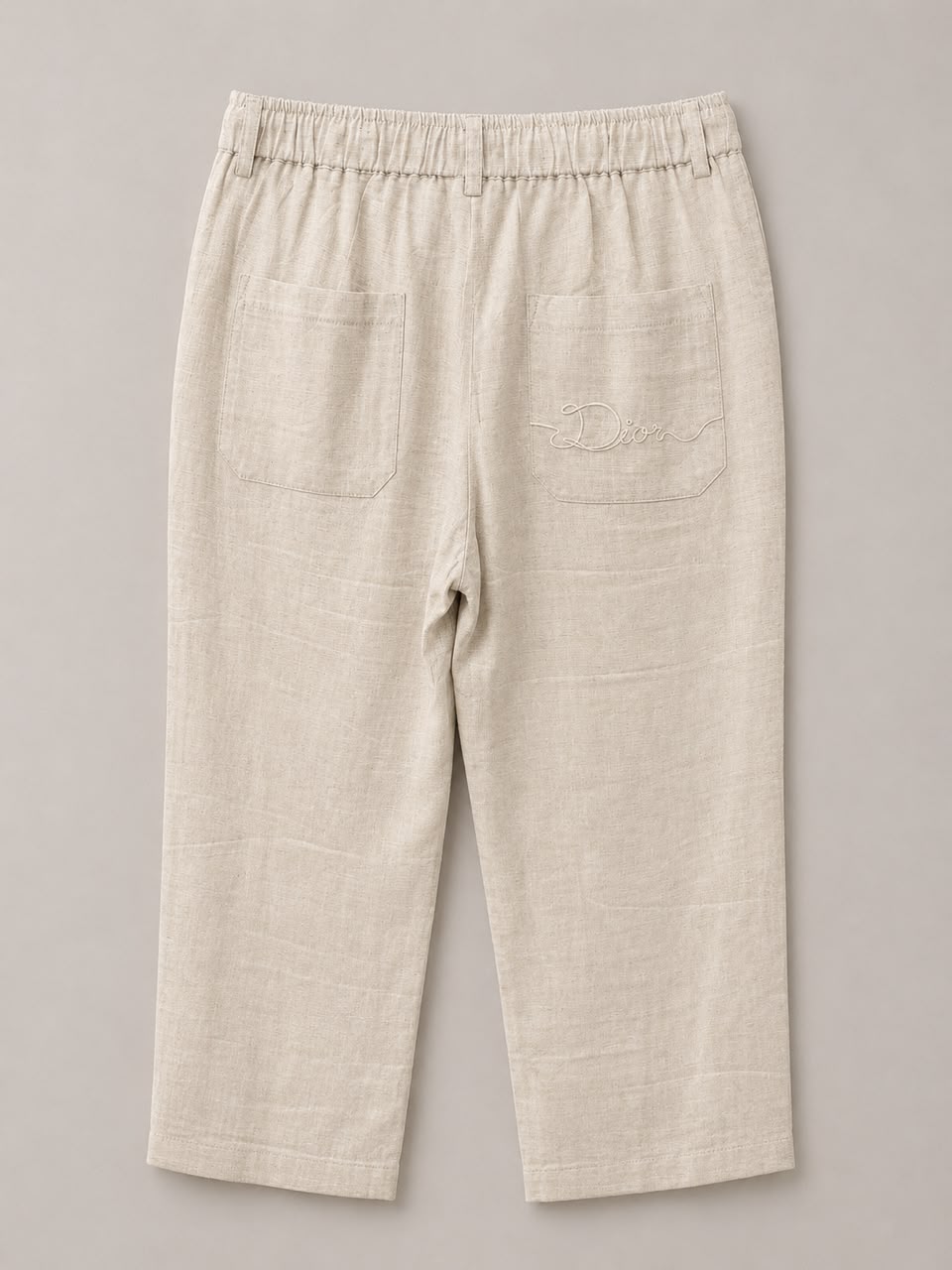 CHRISTIAN DIOR Linen Trousers
