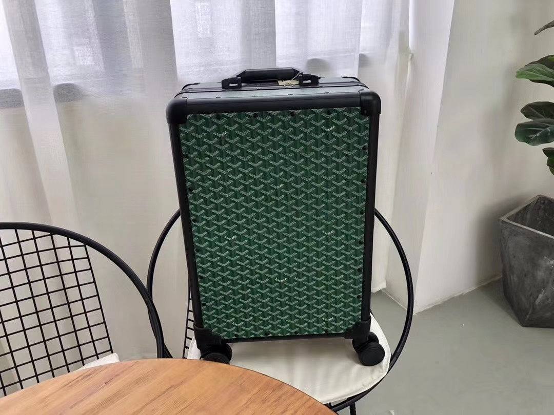 GOYARD Rolling vali green 20” bag