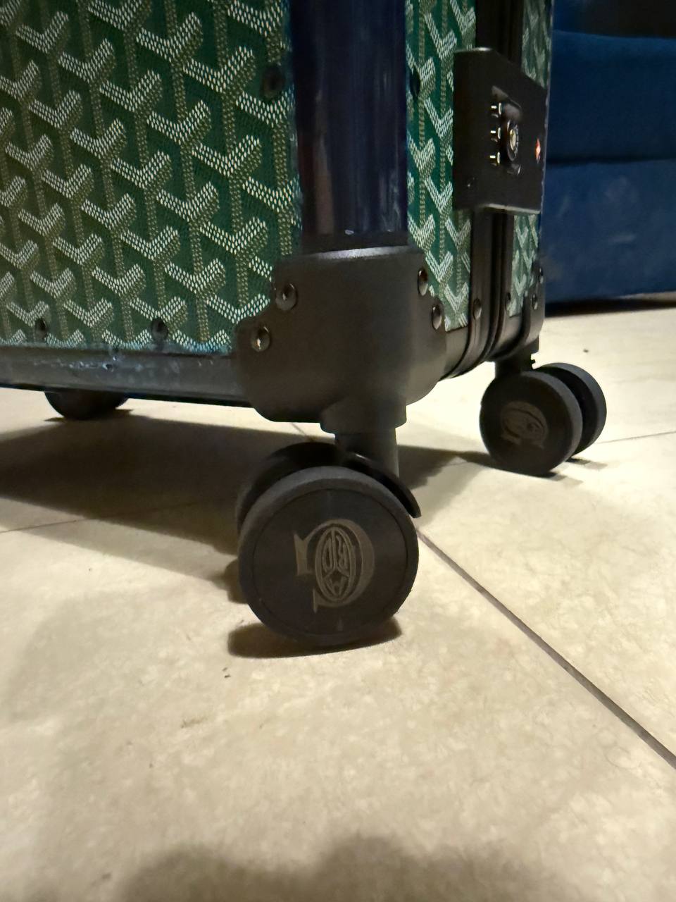 GOYARD Rolling vali green 20” bag