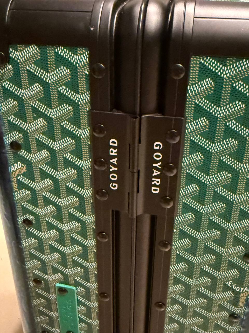 GOYARD Rolling vali green 20” bag